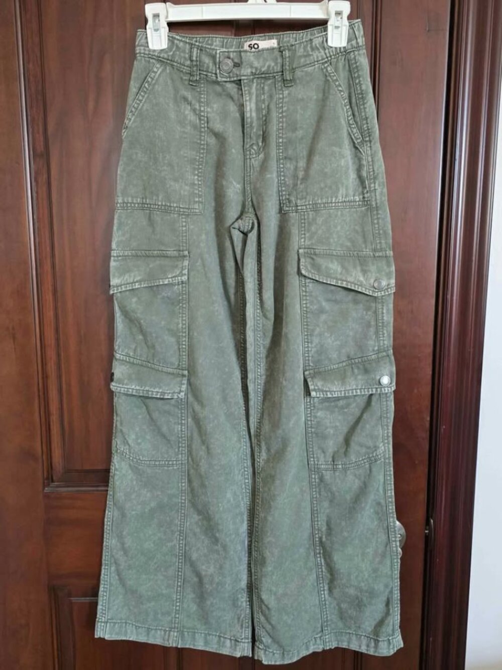 Kohl's Women/Girl Cotton Cargo Utility Pants